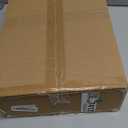 Aneco 12 Pcs Christmas Iridescent Ornaments Balls, 4 Inch Plastic Clear Ball with Fishing Line, Hanging Fillable Balls Ornament for Crafts DIY Xmas Tree Decor