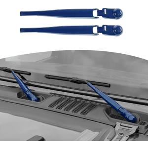 RT-TCZ for Jeep JL Windshield Wipers Arm Cover Trim Cowls for Jeep Wrangler JL Gladiator JT 2018 up Blue Exterior Accessories 2pcs