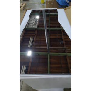 brisafe Large Rolling Mirror 71" x 40" Shatterproof Tempered Glass Easy to Move Full-Length Mirror for Gym/Dance Studio/Yoga Room/Home, Black