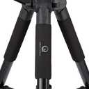 Wig Stand Tripod with Non-Slip Base Adjustable Mannequin Head Stand with Hook Heavy Duty Manikin Head Tripod (55 Inch (Pack of 1), BLACK)