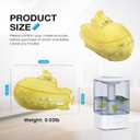 puxyblue 18-Pack Humidifier Tank Cleaner Yellow Small Submarine Fit for Most Humidifiers and Fish Tanks, Purifies Water, Prevents Hard Water Build Up, Eliminates White Dust and Odours