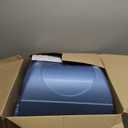 Omega Paw Premium Roll 'n Clean Litter Box Large,Cat, Peral Blue (PR-RA20-1)