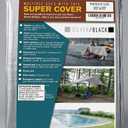Trademark Supplies Tarp Cover 20X20 Silver/Black Heavy Duty Thick Material, Waterproof, Great for Tarpaulin Canopy Tent, Boat, RV Or Pool Cover!