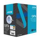 JAVEX 23AWG CAT6 ethernet Cable 600MHz UL Certified [1000 Feet/305M] Made in Taiwan Solid Bare Copper, ETL Listed, TAA Compliant, UTP Ethernet Bulk Cable, White