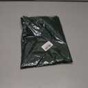 XWZO Kitchen Valances Curtains for Windows Living Room Bedroom Bathroom Toppers Farmhouse Style Rustic Dinning Room Thermal Insulated Rod Pocket, W42 x L16 Inch Length, Green, 1 Panel