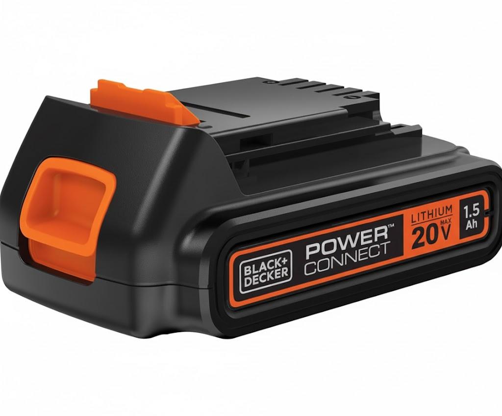 BLACK+DECKER 20V MAX Battery, 1.5Ah Lithium Ion Battery, Extended Runtime, Compatible with Tools, Outdoor Equipment and 20V Vacuums (LBXR20)