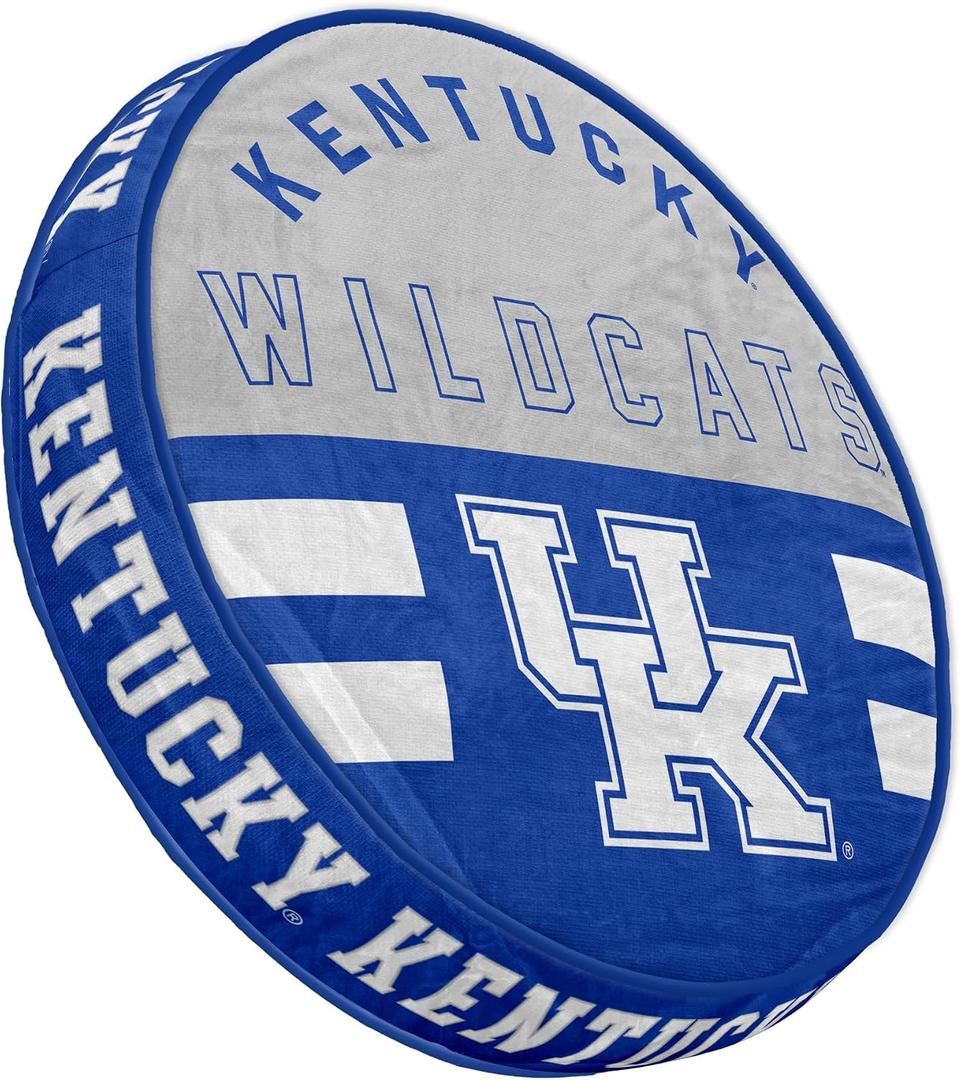 NCAA Kentucky Wildcats Circle Plushlete Pillow, One Size