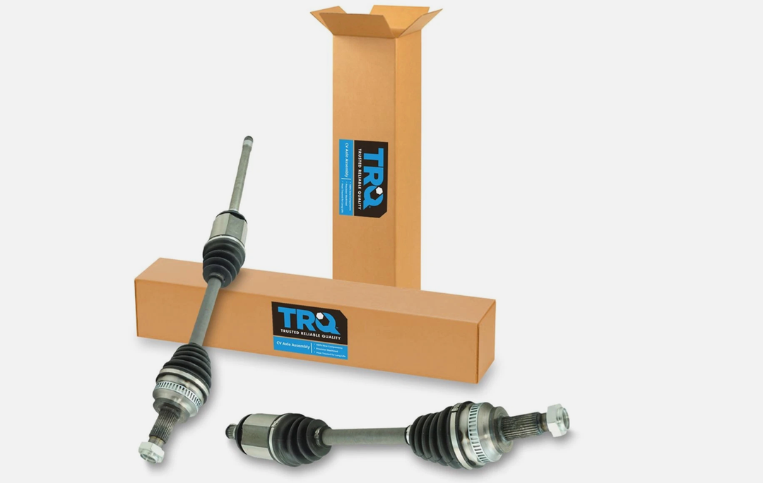 TRQ Front CV Axle Shaft Assembly Set Driver
