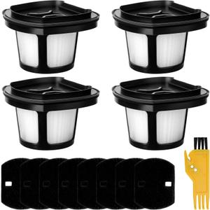 Improvedhand 2390A 2284W Vacuum Filter Replacement for Bi-ssell Pet Hair Eraser Filter Hand Vac 2390, 2389, 2284W Compare to Parts # 1614212 1614203 1614204, 4-Pack