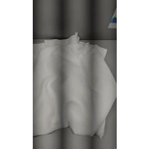 1 Curtain, white, size -52inc x 82inc
