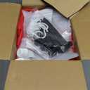 COOLWUFAN 10 FT Christmas Inflatables Outdoor Decorations Santa Claus on Sleigh, Blow Up Cute Elks Pulling Santa's Inflatable Yard Decoration with Lights for Christmas Party, Outdoor, Garden Lawn