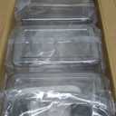 77.8OZ Laundry Detergent Dispenser Container, 3 Pack Liquid Laundry Dispenser, Plastic Detergent Dispenser for Laundry Room/Powder/Fabric Softener with 6 Labels, Clear