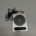 Maestri House ETL Listed Coffee Mug Warmer with 4 Temp Settings & 1-12 Hour Timer, Auto Shut Off for Desk, Smart Electric Beverage Warmer, Candle Melter for Home and Office (Silver)