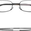 Ultra Thin Portable Lightweight Reading Glasses (2 Pack), Blue Light Blocking Compact Readers With Slim Flat Case