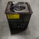 CREWORKS 2L Digital Ultrasonic Cleaning Machine with Degas and Gentle Mode, 60W Ultrasonic Cleaner Machine with Heater and Timer, 0.5 gal Ultrasound Cleaner for Retainer Watch Denture Glasses More