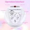 TwoWin Multifunctional Vacuum Therapy Machine, Cupping Therapy Sets, Cupping Scraping Body Shape Massager Adjustable Suction and 6 Modes with 30 Cups and 3 Pumps