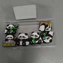 2 x 6Pcs Cute Panda Straw Toppers