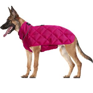 Weighted Dog Vest, Tactical Weight Coat with Beads for Dogs Anxiety- Relieve Stress, Build Muscle & Optimize Health, Premium Heavy Duty Dog Training Jacket for Exercise and Strength (Red, L)