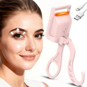 Heated Eyelash Curler (Pink)