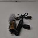 Rotating Blow Dryer Brush,3 in 1 Rotating Hair Dryer Brush Spinning with Detachable Brush(2" & 1.5"),3 Heats and 2 Speeds Spin Hot Air Brush for Curl,Straight (Black)