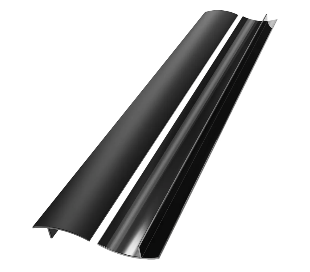 3rd Generation B-Forest Silicone Stove Gap Covers (2 Pack), Seals Gaps Between Stovetop and Counter, Heat Resistant Oven Gap Filler, Kitchen Stove Gap Guard (25 in-Black), Easy-Clean, Easy-Secure