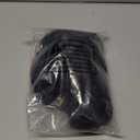 FantaLook Short Black Purple Cosplay Wig with 2 Buns for Halloween Party Costume