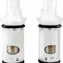 ALITZ 1224 / 1224B Faucet Cartridge Replacement 2-Pack for Moen Two-Handle Faucets & Tub Showers, Fix Leaks, Hot & Cold Water, Smooth Rotation