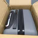Wrangler 22" Hardside Spinner Carry-On Luggage, Charcoal