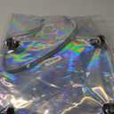 StorageWorks Grocery Cart on Wheels, Zipper Closure Rolling Bag, Shopping Trolley, Rolling Tote Bag with Handles (72L, Medium, Silver)