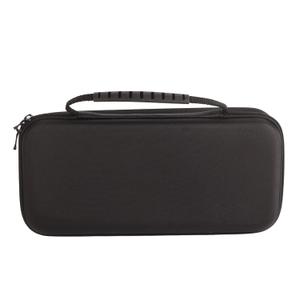Mtlavishness GP807 Storage Box Premium Oxford Cloth Portable Protective Hard Case with Mezzanine for Traveling with Your Steam Deck Game Console Black