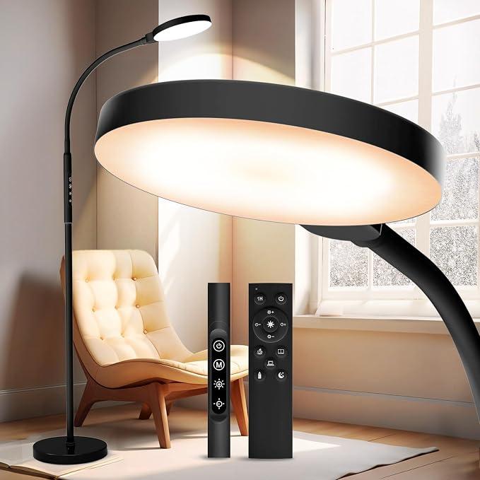 Light Therapy Lamp, 3 in 1 Therapy Floor Lighting, 11000 Lux
