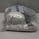 OLANLY Bathroom Rug Set 2 Piece, Soft Absorbent Microfiber Bath Mats and U-Shaped Contour Toilet Rug, Non-Slip, Machine Wash Dry, Plush Shaggy Bath Mats for Bathroom (24"x16"+24"x20", Grey)