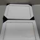 [2-Pack] Kids Art Frames, 8.5x11 Front Opening Kids Artwork Frames Changeable, White Artwork Display Storage Frame for Wall, Holds 50 Pcs, for 3D Picture, Crafts, Hanging Art, Portfolio