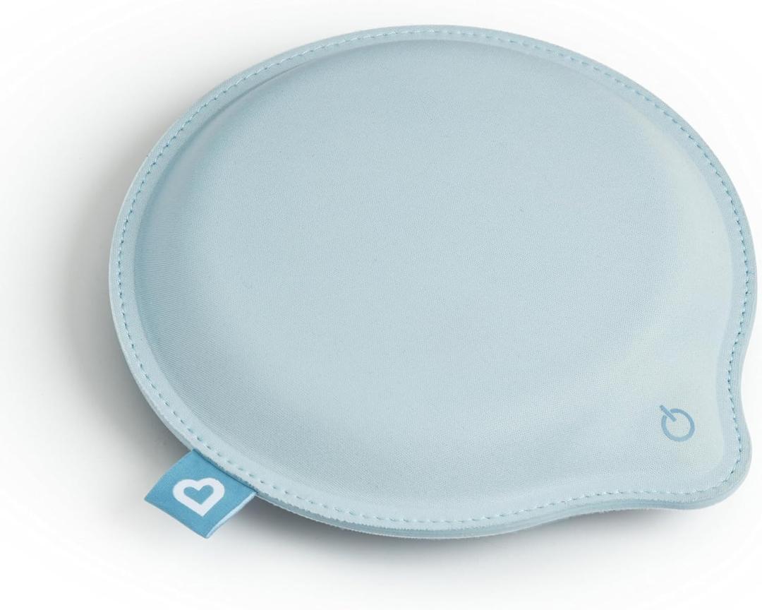 Munchkin LullaVibe Vibrating Pad, Baby Sleep Soother for Crib Mattresses, Bassinets, Strollers, Nap and Sleep Aid for Babies and Infants, Rechargeable, Light Blue