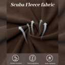 Women's Micro Flared Fleeced Sweatpants - Elastic Waist Drawstring, Warm Fleece for Winter Daily Wear (S)