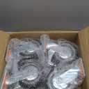 6 Inch Rubber Caster Wheels Heavy Duty Anti-Skid Swivel Casters 1653Lbs Silent Universal 360 Degree Rotation Ball Bearing Set of 4 (All Swivel,2 with Brake Lock, 2 Without)