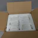MALACASA Ramekins 6 oz Oven Safe, Porcelain Creme Brulee Ramekins Pudding Custard Cups Small Ceramic Souffle Dishes Ramakan Ramiken Ramicans Baking Bowls Set of 6, White, Series RAMEKINDISH