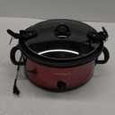 Crock-Pot 7 Quart Capacity Food Slow Cooker Home Cooking Kitchen Appliance, Red