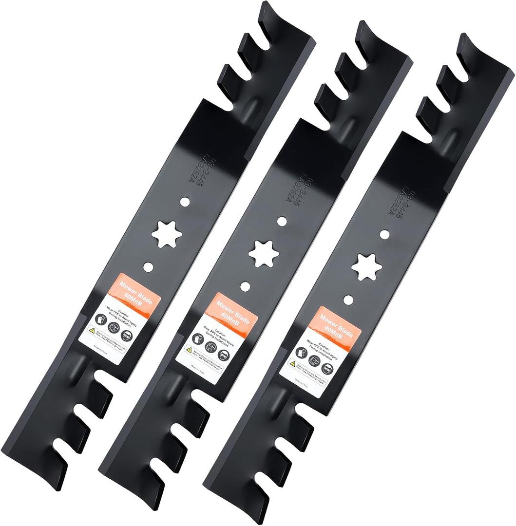 Grasscool 942-04053C Mower Blades for Cub Cadet 50 Inch Zero Turn Cutting Deck Mowers Replace 742-04053c