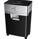 BONSEN 16-Sheet Heavy Duty Paper Shredder for Office, 60-Minute Running Time Cross-Cut CD Shredder with 60dB Low-Noise, 5.3-Gallon Pull Out Bin, Anti-Jam & Quiet Shredder for Home Office