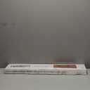 Luxdecor Real Wood Wall Planks - White Shiplap Boards 5" Peel and Stick - 10 Pieces, 12.5 Sq Ft