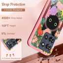 LISEVOfor Moto G Power 2025 Case - for Motorola Moto G Play 2025 Case Compatible with MagSafe Women Cute Girls Magnetic Protective Phone Cover Girly Cat Flower Floral Heavy Duty Shockproof