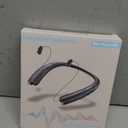 Neckband Bluetooth Headphones Speaker 2 in 1Wireless Wearable Speaker with Retractable Earbuds, 15Hrs Playtime, Portable Speaker and Headset w/Bulit in Mic for Home, Office and Outdoors (Black)