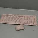 Logitech MK270 Wireless Keyboard and Mouse Combo for Windows, 2.4 GHz Wireless, Compact Mouse, 8 Multimedia and Shortcut Keys, 2-Year Battery Life, for PC, Laptop - Rose
