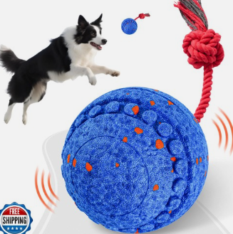 Moseyuh Interactive Dog Toy Motion Activated Pet Toys for Dogs, Safe ETPU Material, Waterproof and Rechargeable, Durable Dog Toys for Medium and Large Dogs