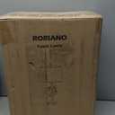 RORIANO 27" Touch Farmhouse Table Lamps for Living Room with 3-Way Dimmable 2 USB Ports, Vintage Rustic Iron Leaf Nightstand Lamp for Bedroom, LED Bulb Included (1 Pack-Bronze)