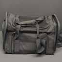 Henkelion Cat Carriers Dog Carrier Pet Carrier For Small / Medium Cats Dogs Puppies (Up To 15lbs), TSA Airline Approved Small Dog Carrier Soft Sided, Collapsible Waterproof Travel Puppy Carrier - Grey (17.0"L x 11.0"W x 11.0"H)