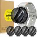 5 Pack Privacy Screen Protector for Samsung Galaxy Watch 7 40mm [Anti-Spy Tempered Glass] Easy Install, Tempered Glass Protector for Galaxy Watch 7 40mm