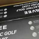 NAVEE Birdie Electric Golf Cart, Auto Follow Me (Only 3X), Remote Control, 36 Holes Battery Life, Smart Power Assist, All Terrain Wheels, Super Compact Electric Golf Push Cart