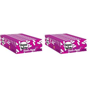 GOOD & PLENTY Licorice Fat Free, Candy Boxes, 6 oz (12 Count) (Pack of 2)